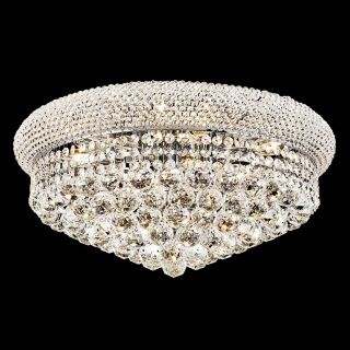 Primo 10 Light  Royal Cut Crystal and Chrome Ceiling Light   #Y3731