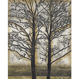 Tandem Trees II Giclee 40" High Canvas Wall Art   #N1653