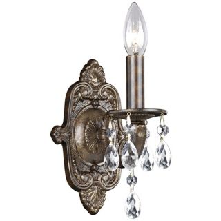 Sutton Collection Bronze 11" High One Light Wall Sconce   #G6375