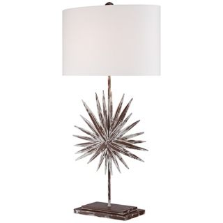 Weathered Palm Frond Table Lamp   #W6720