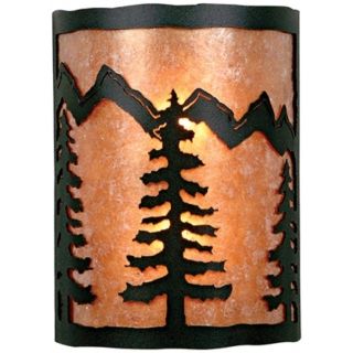 Cascade Collection Spruce Tree 12" High Wall Sconce   #J0580