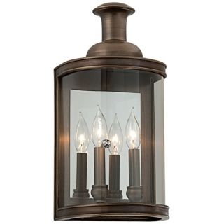 Pullman 16 3/4" High English Bronze Outdoor Wall Sconce   #W9884