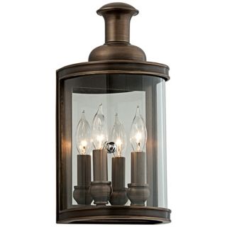 Pullman 13 1/4" High English Bronze Outdoor Wall Sconce   #W9883