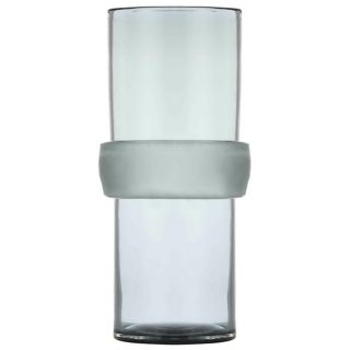 Arteriors Home Topher 16" High Tall Gray Glass Vase   #W8338