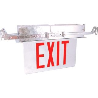 Recessed LED Red Exit Sign   #49657