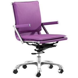 Zuo Lider Plus Purple Office Chair   #T2487
