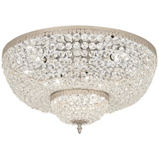 Schonbek Rialto Collection 12" Wide Crystal Ceiling Light   #48334