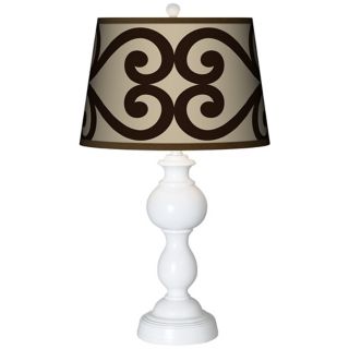 Cambria Scroll Giclee Sutton Table Lamp   #N5836 P2545