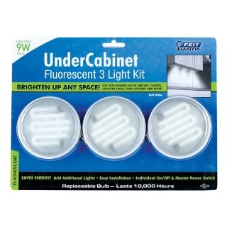 9 Watt 3 Pack  Fluorescent Under Cabinet Light   #16100