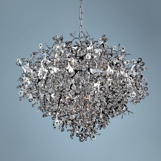 Maxim Comet 35" Wide Chrome and Crystal Chandelier   #V3346