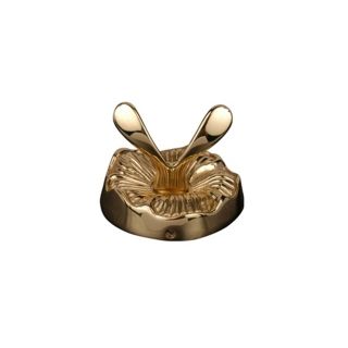Daisy Design Polished Brass Double Robe Hook   #08231