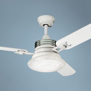 52" Structures Satin Natural White Ceiling Fan   #F7980