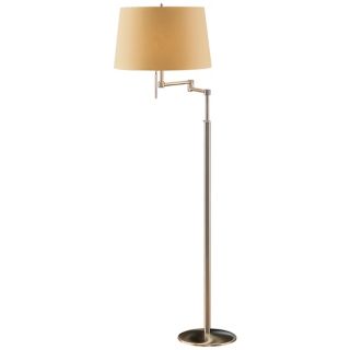 Nickel Kupfer Swing Arm Holtkoetter Floor Lamp   #U7529