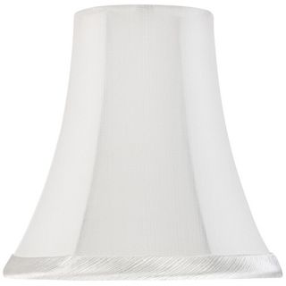 White   Ivory, Clip On   Chandelier Lamp Shades