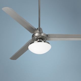 60" Turbina Industrial Ceiling Fan and Opal Glass Light Kit   #R4144 M2561