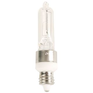 75 Watt Clear Mini Candelabra Halogen Bulb   #08020