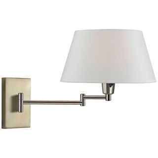 Kenroy Element Vintage Brass Swing Arm Plug In Wall Light   #R8703