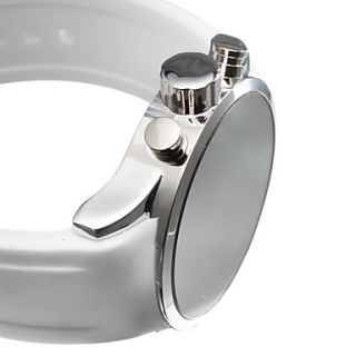 USD $ 11.73   Rubber Band LED Wrist Watch(White),