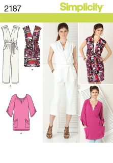 New Jumpsuit Romper Womens Sewing Pattern 2 Available 4 26
