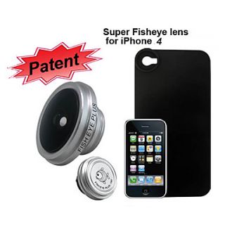USD $ 35.78   190°Super Fish Eye Lens with Protective Back Case for