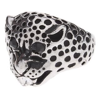 EUR € 2.75   Leopard Forme Antique Argent sertie de diamants Bague