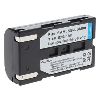 Digital Video Battery Replace Samsung SB LSM80 for Samsung SC D SERIES