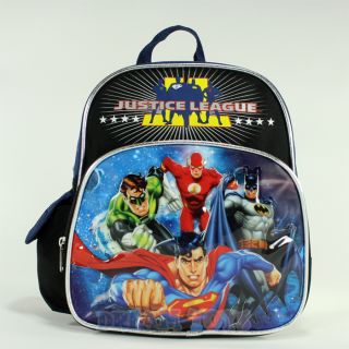 DC Justice League 10 Mini Toddler Backpack   Boys Bag Flash Batman
