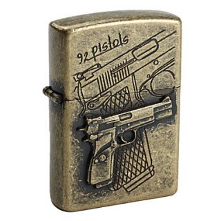 USD $ 3.39   92 Pistols Pattern Oil Lighter,