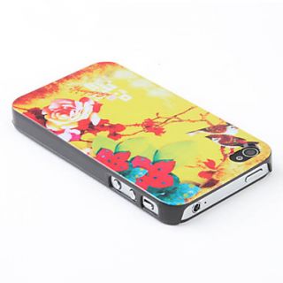 USD $ 2.89   Birds and Branch Pattern Hard Case for iPhone 4 and 4S