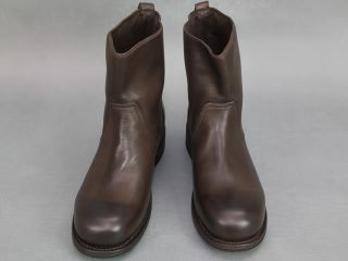 DSQUARED²】11AW NIB BROWN 35MM CALFSKIN PULL ON LOW BOOTS