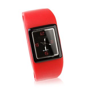 EUR € 4.87   orologi da donna orologio da polso in silicone   rosso