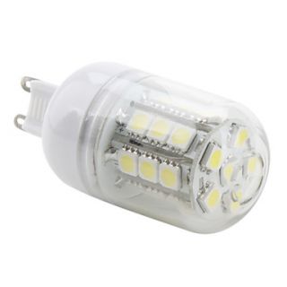 Lampadina LED a pannocchia, luce bianca naturale G9 27x5050 SMD 3.5W