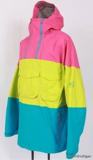 Mens Burton AK 2L Jussi Snowboard Ski Jacket Totally Pink L
