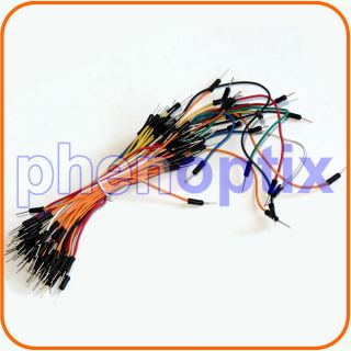 Solderless Breadboard Jumper Cables for Arduino 75 Piece Colour Coded