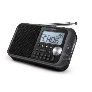 New JWIN JXM122 Portable Am FM Weather Band Radio
