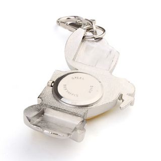 EUR € 4.96   inoxidável relógio de bolso de aço com keychain
