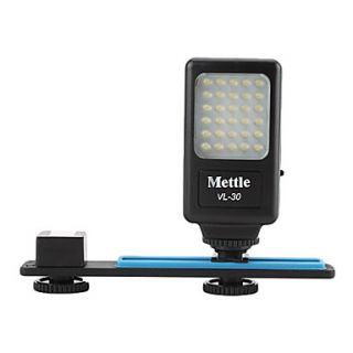 USD $ 25.49   Mini METTLE VL 30 LED Video Light for Camera,