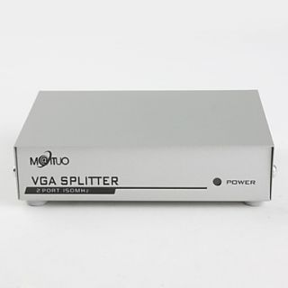 EUR € 12.78   2 Port 150MHz VGA Splitter 1 PC a 2 monitores de