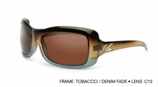 KAENON   Polarized Sunglasses   GEORGIA  Tobacco Denim/C12 Lens  FREE