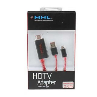 micro USB zu HDMI Adapter Kabel für Samsung Galaxy und andere Handys