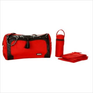 Kalencom Pippen Diaper Bag in Red Chocolate 2973PIPREDCHO