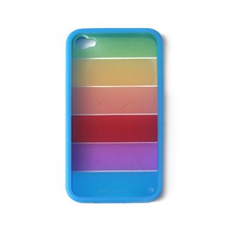 EUR € 5.33   funda protectora arco iris difícil para iPhone 4G