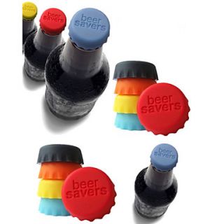 Tappi in silicone per bottiglie di birra   6 pezzi/Colori assortiti