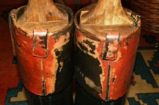 Vintage Equestrian Fox Hunting Boots with Trees
