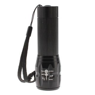 Fokus Einstellbare Zoom 3 Modus Cree Q5 LED Taschenlampe (3xAAA, 240LM