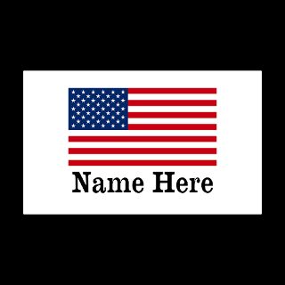 Car Accessories  Personalized American Flag Car Magnet 20 x 12