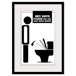 Toilet Sign Framed Prints  Toilet Sign Framed Posters