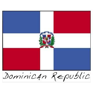 Wall Art  Posters  Dominican Republic (Flag) Poster