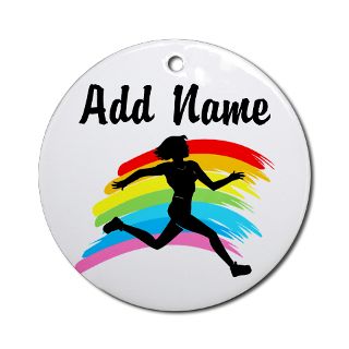 10K Gifts  10K Home Decor  I LOVE RUNNING Ornament (Round)