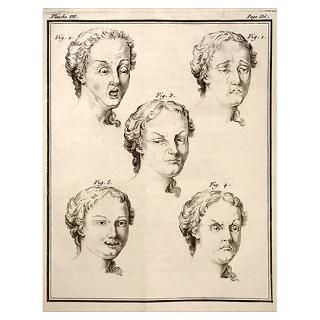 1749 Human emotions and expression Buffon Poster